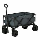 Bild 1 von Outsunny Bollerwagen Faltbarer Handwagen 360° Gartenwagen bis 20 kg Tragkraft Metall Oxford Dunkelgr