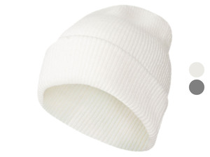 esmara® Damen Mütze im Feinstrick-Patentmuster