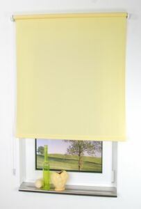 Bella Casa Seitenzugrollo, Kettenzugrollo, 180 x 112 cm, gelb