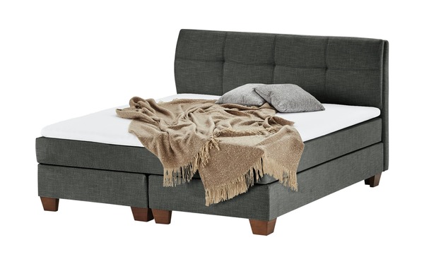 Bild 1 von SKAGEN BEDS Boxspringbett  Vegg grau Maße (cm): B: 185 H: 112,5 Betten