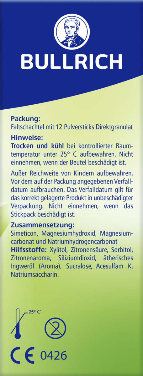 Bild 2 von Bullrich Magen & Darm 2in1 Akut Pulversticks