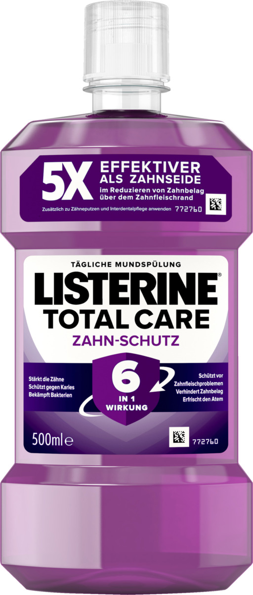 Bild 1 von Listerine Mundspülung Total Care Zahnschutz