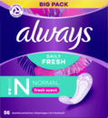 Bild 1 von Always Daily Fresh Slipeinlagen Normal mit Frischeduft Big Pack