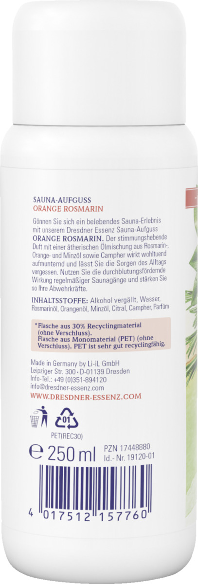 Bild 3 von Dresdner Essenz Sauna Aufguss Orange Rosmarin