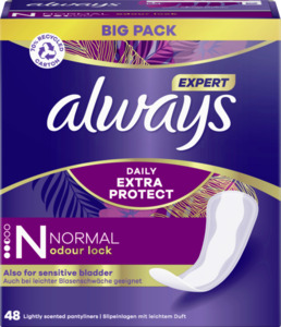 Always Daily Expert Protect Slipeinlagen Normal mit Duft Big Pack