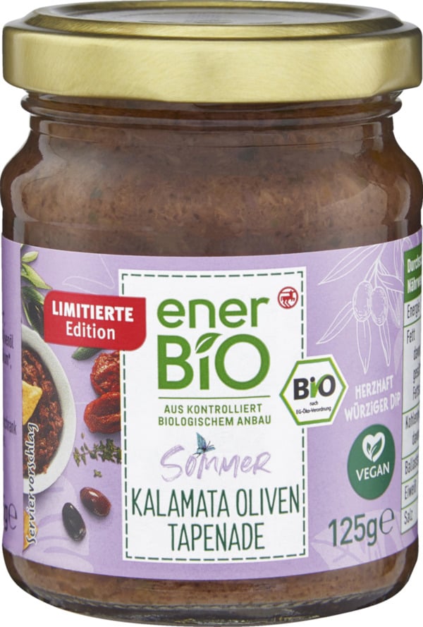 Bild 1 von enerBiO Kalamata Oliven Tapenade