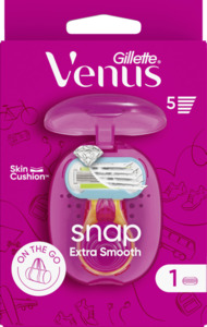 Gillette Venus Extra Smooth Snap Rasierer mit einer Klinge