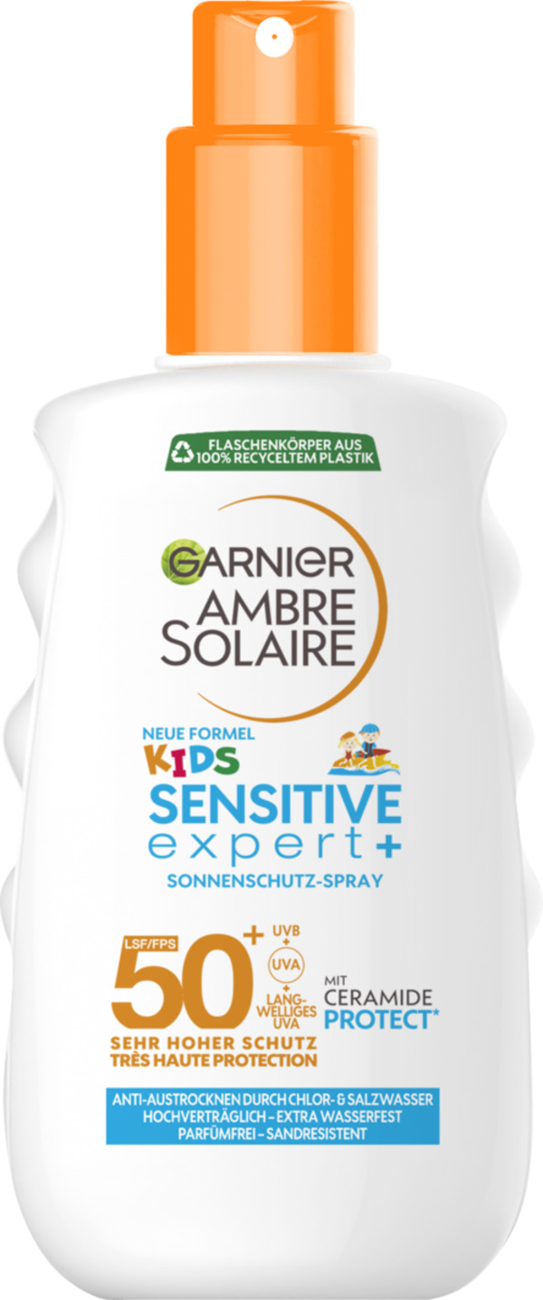 Bild 1 von Garnier Ambre Solaire KIDS SENSITIVE expert+ Sonnenschutz-Spray LSF 50+