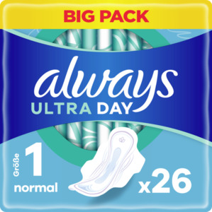 Always Ultra Day Binden Normal mit Flügeln Big Pack