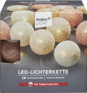 Rubin Licht LED-Lichterkette natur