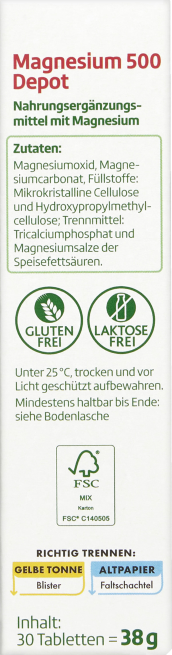 Bild 3 von altapharma Magnesium 500 Depot