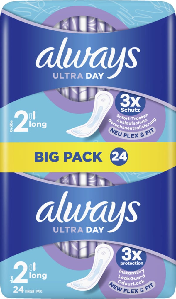 Bild 1 von Always Ultra Day Binden Long Big Pack