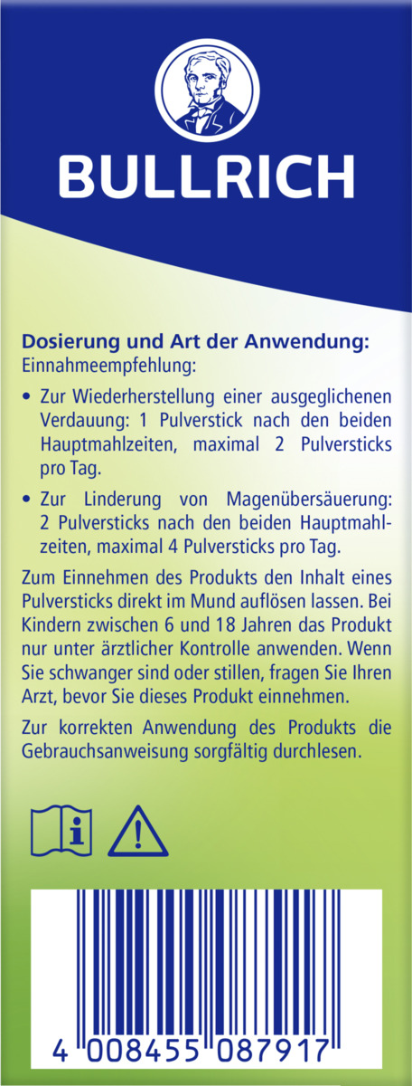 Bild 3 von Bullrich Magen & Darm 2in1 Akut Pulversticks
