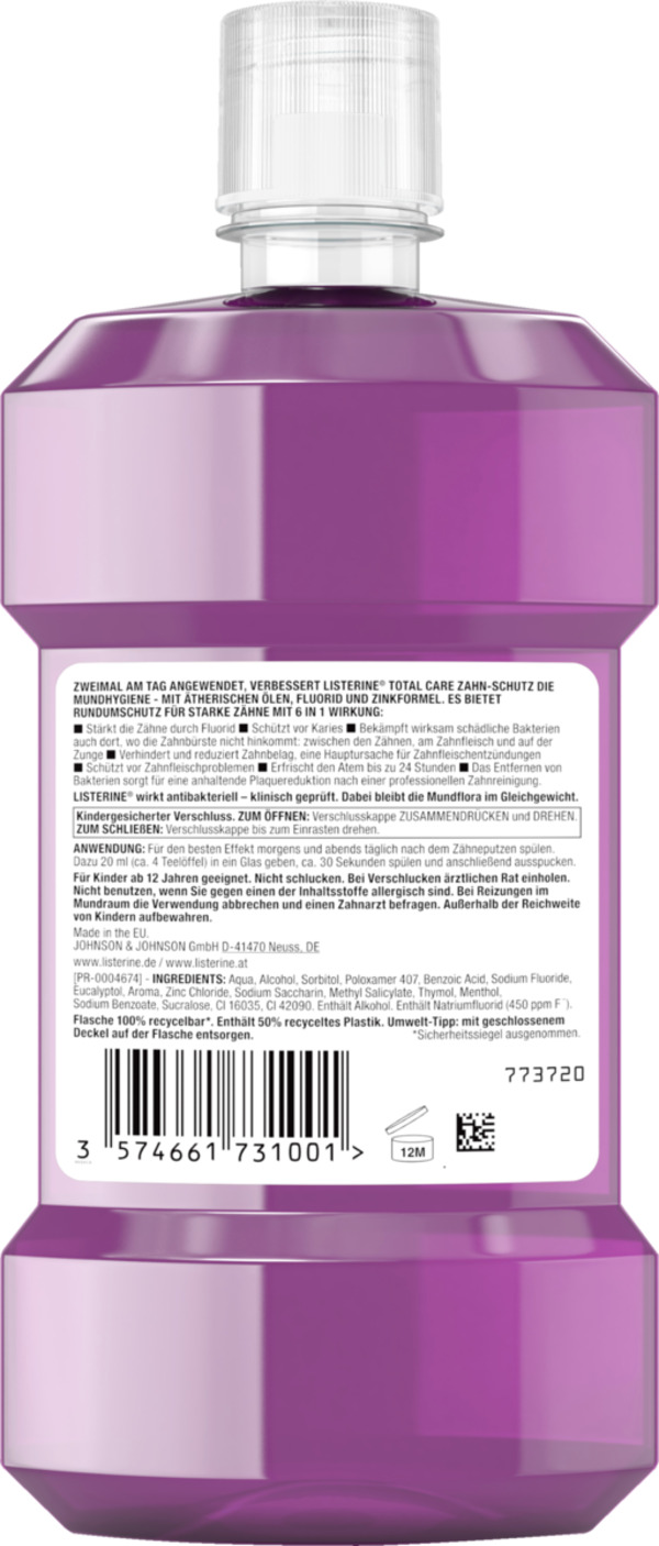 Bild 2 von Listerine Mundspülung Total Care Zahnschutz