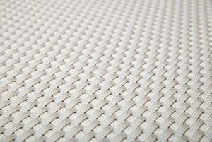 Progresja Polyrattan Balkonichtschutz - Weiß 1m x 5m