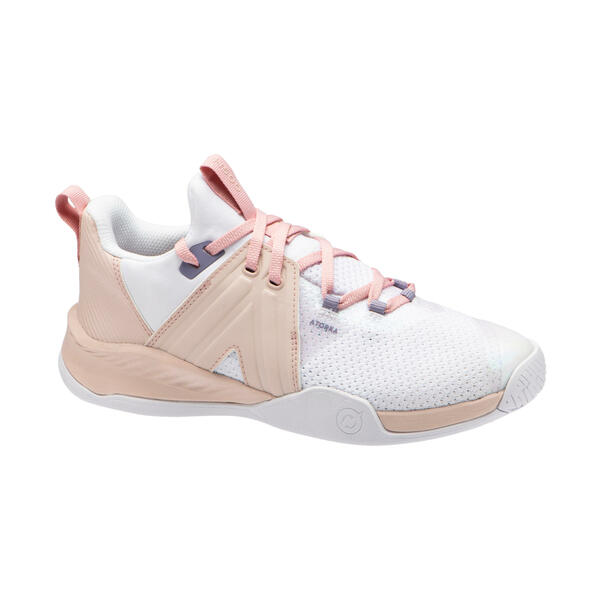 Bild 1 von Herren/Damen Handball Hallenschuhe - H500 Faster rosa/weiss