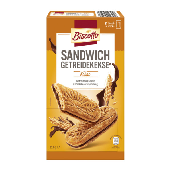 Bild 4 von BISCOTTO Sandwich-Getreidekekse