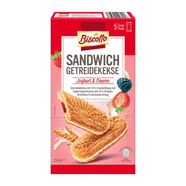 Bild 3 von BISCOTTO Sandwich-Getreidekekse