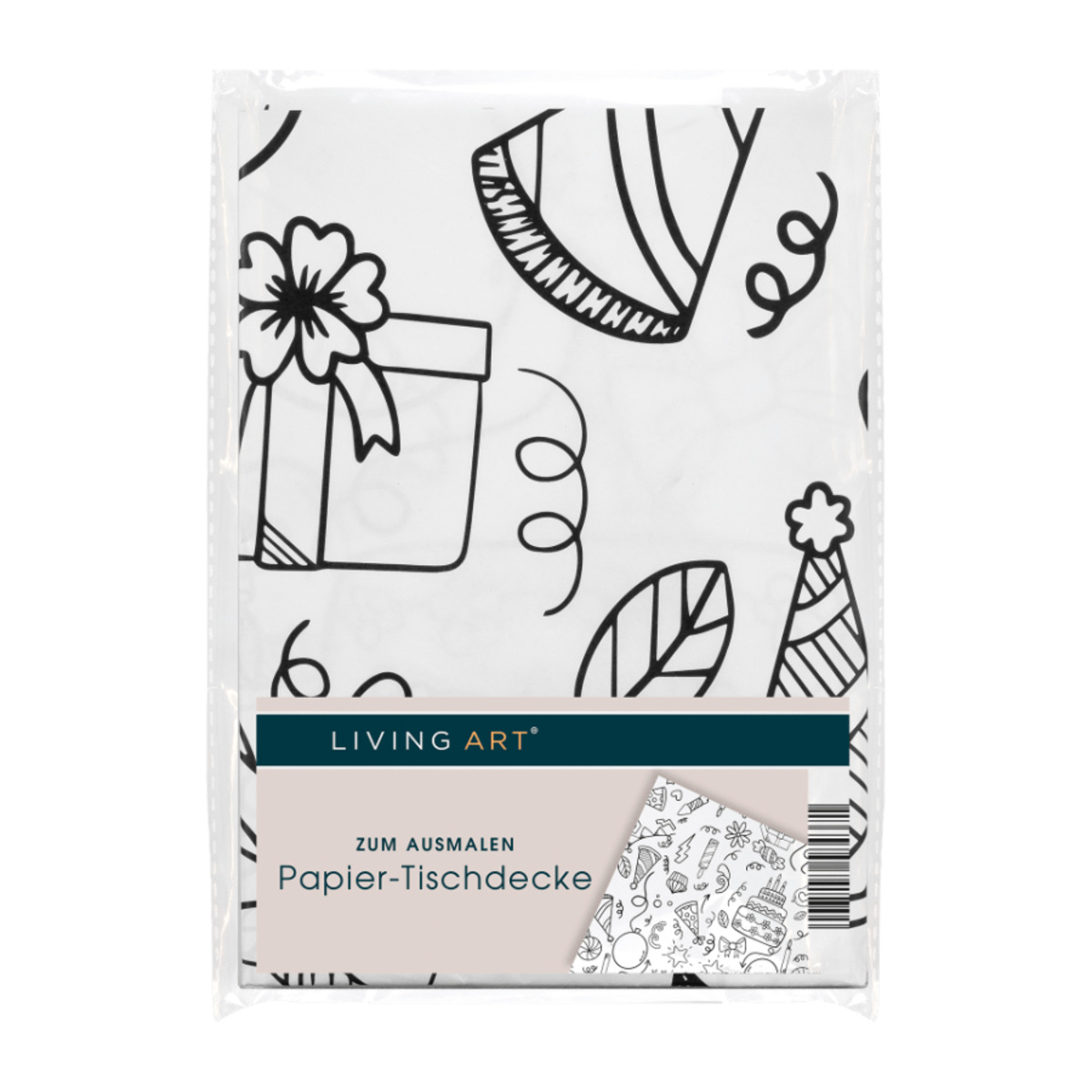 Bild 3 von LIVING ART Papier-Tischdecke