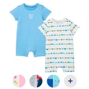 Bild 1 von IMPIDIMPI Baby oder Kleinkinder Schlafanzug oder Baby-Strampler, 2er-Set