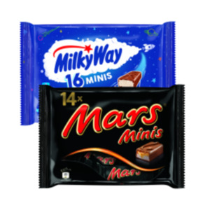 Mars-, Snickers-, Twix-, Milky Way- oder Bounty-Minis