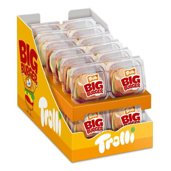 Bild 1 von Trolli Big Burger XXL 50 g, 24er Pack