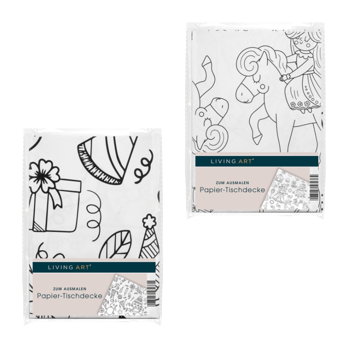 Bild 1 von LIVING ART Papier-Tischdecke