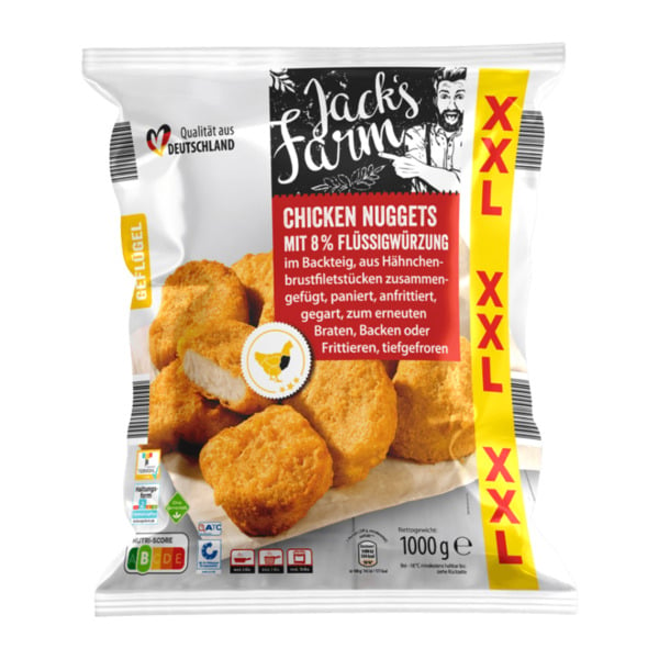 Bild 1 von JACK'S FARM Chicken Nuggets XXL