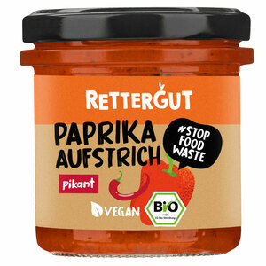 Retter Gut Aufstrich Paprika pikant Bio 135 g DE-ÖKO-013