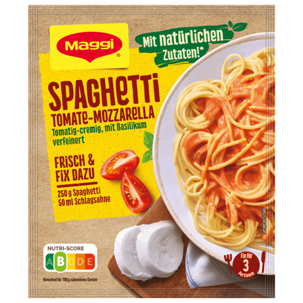 Bild 1 von Maggi Fix Spaghetti Tomate-Mozzarella