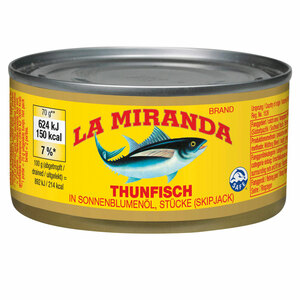 La Miranda Thunfisch Sonnenblumenöl 185 g