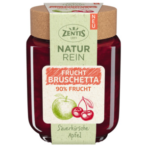 Zentis Frucht Bruschetta Sauerkirsche Apfel 200g