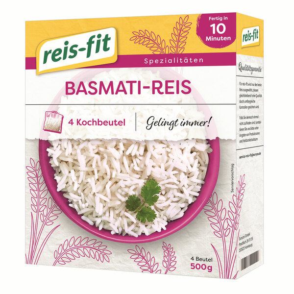 Bild 1 von Reis fit Basmati Reis 500 g