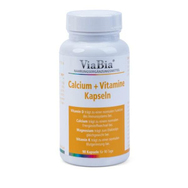 Bild 1 von ViaBia Calcium + Vitamine Kapseln