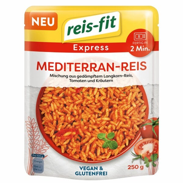 Bild 1 von Reis fit Mediterran Reis Express 250 g