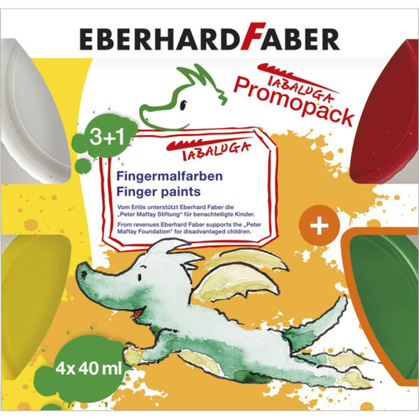 Bild 1 von Eberhard Faber - Tabaluga - Fingermalfarben - 3+1