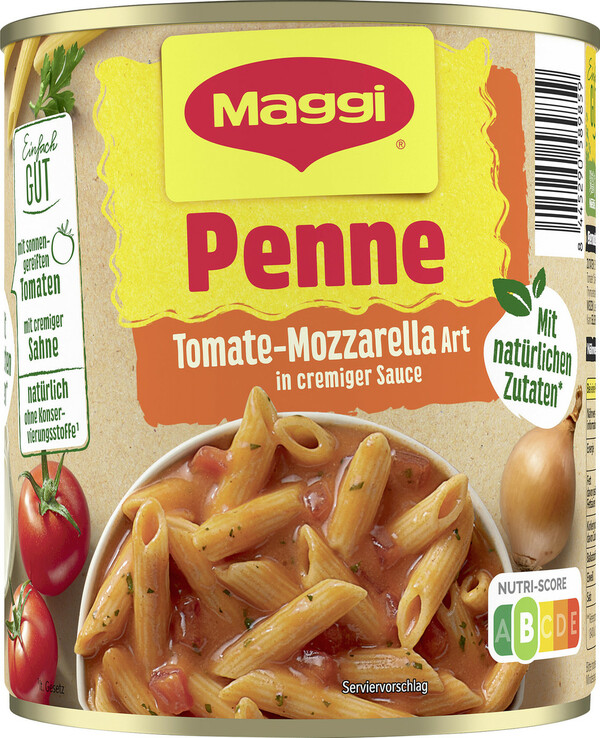 Bild 1 von Maggi Penne Tomate-Mozzarella Art in cremiger Sauce 800G