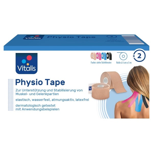 Bild 1 von VITALIS Physio-Tape, 2er-Packung