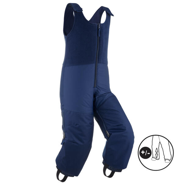 Bild 1 von Skihose Latzhose 500 warm wasserdicht Kinder marineblau