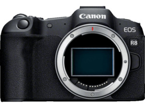 CANON EOS R8 Body Spiegellose Systemkameras , 7,5 cm Display, WLAN