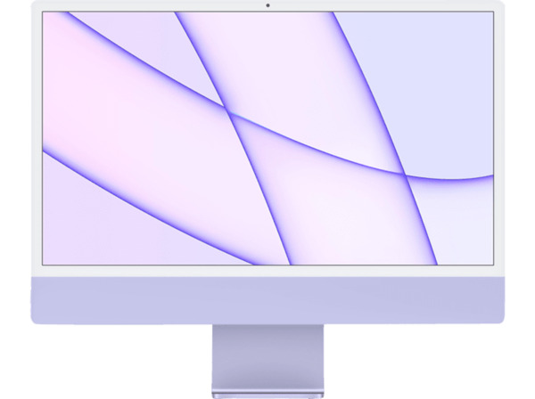 Bild 1 von APPLE iMac Z130 CTO 2021, All-in-One PC mit 24 Zoll Display, Apple M-Series Prozessor, 16 GB RAM, 512 SSD, M1 Chip, Violett