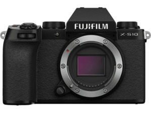 FUJIFILM X-S10 Gehäuse Systemkamera , 7,6 cm Display Touchscreen, WLAN