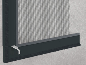 LIVARNO home Insektenschutz für Fenster 130 x 150 cm, anthrazit, 3er Set