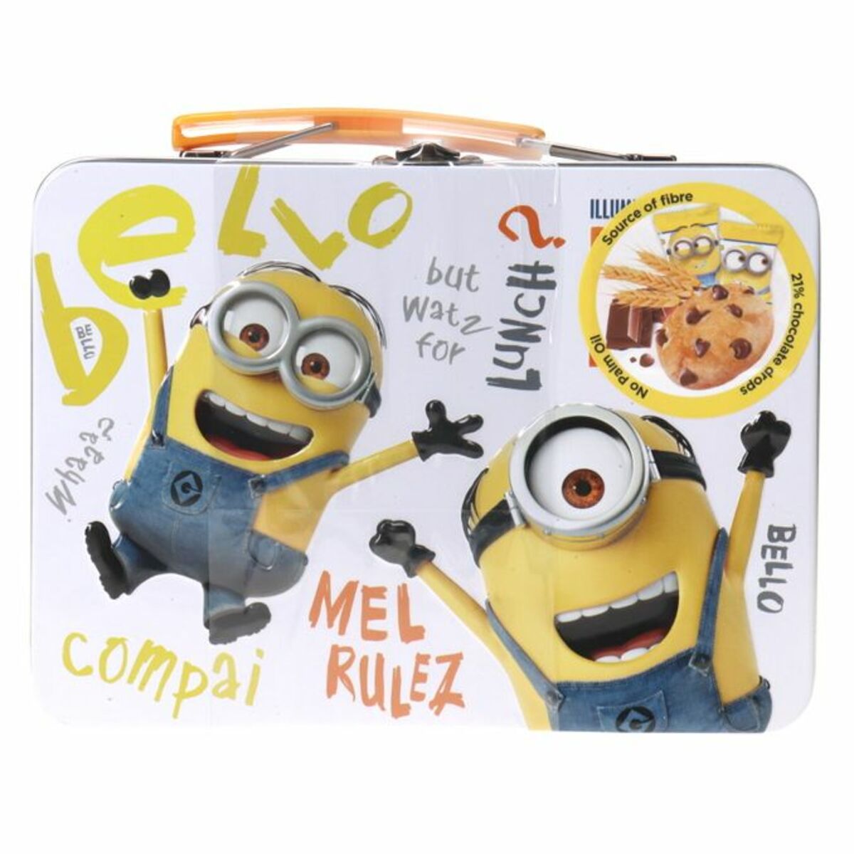 Minions Kekse mit Schokoladentropfen (Lunch Box) von Motatos für 5,99