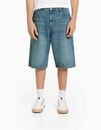 Bild 1 von Bershka Jeans-Bermudashorts Im Baggy-Stil Herren 40 Ausgewaschenes Blau