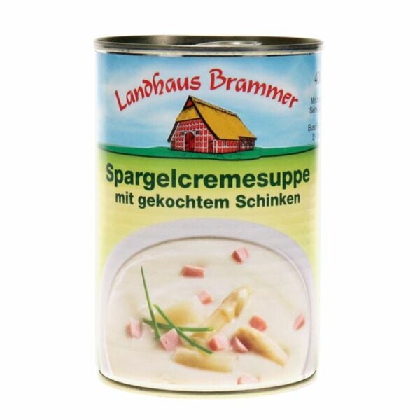 Bild 1 von Landhaus Brammer Spargelcremesuppe mit gekochtem Schinken