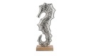 Bild 1 von Deko Figur silber Aluminium, Holz Maße (cm): B: 15,5 H: 35 T: 7,5 Dekoration