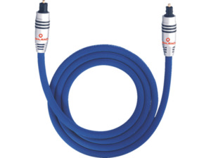 OEHLBACH Optisches Digitalkabel, Premium-Klasse High-End optodigitale Audio-Verbindung Kabel, Blau