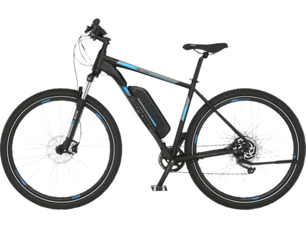 Bild 1 von FISCHER Montis EM 1724 Mountainbike (Laufradgröße: 29 Zoll, Rahmenhöhe: 51 cm, Unisex-Rad, 557 Wh, Schwarz)