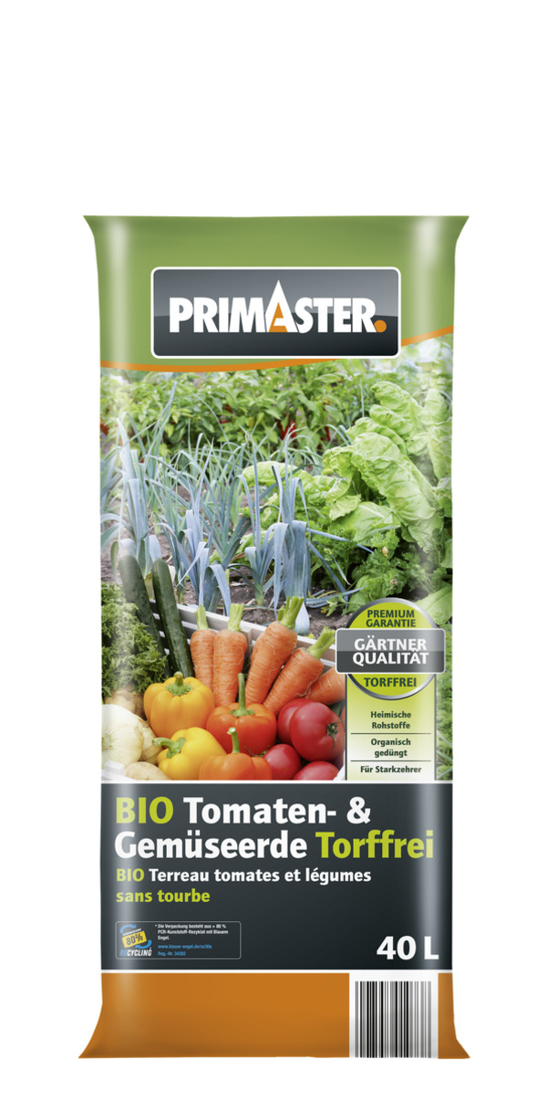 Bild 1 von Primaster Bio Tomaten und Gemüse Erde 40 L